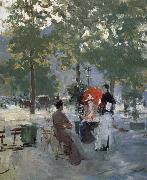 Konstantin Korovin Cafe of Paris France oil painting artist
